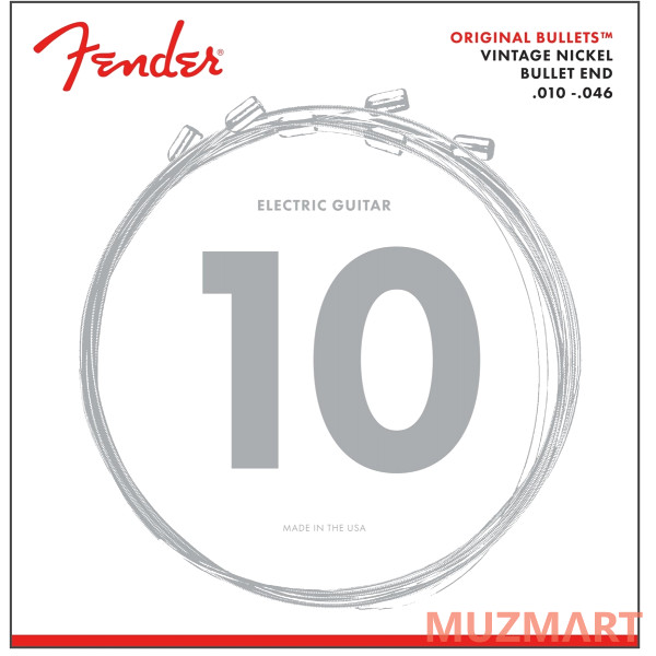 Fender 3150R Original Bullets Pure Nickel 10-46 Струны для электрогитары