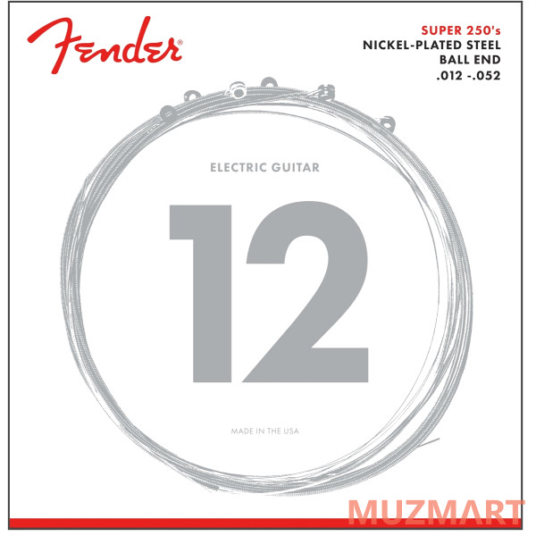 Fender Super 250H Nickel-Plated Steel 12-52 Струны для электрогитары