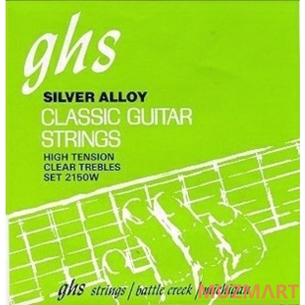 GHS STRINGS 2050W SILVER ALLOY Струны для классической гитары