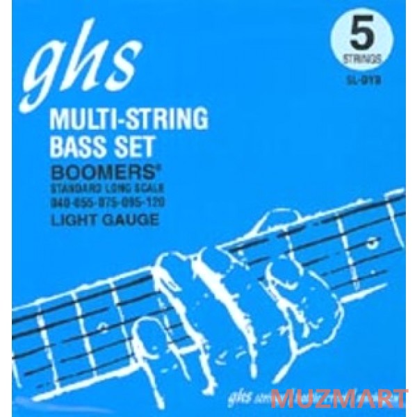 GHS STRINGS 5L-DYB BOOMERS Струн для 5-струнной бас-гитары