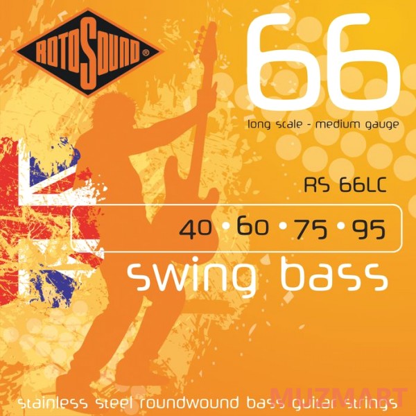 Rotosound RS66LC BASS STRINGS STAINLESS STEEL Струны для басгитары