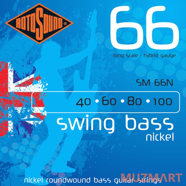 Rotosound SM66N BASS STRINGS NICKEL Струны для бас гитары
