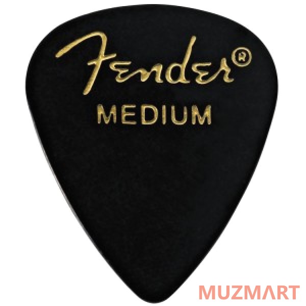 Fender 351 SHAPE PICKS 1 GROSS BLACK MEDIUM Медиаторы