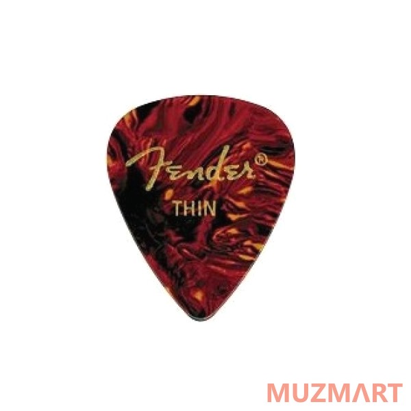 Fender 351 SHAPE PICKS 1 GROSS SHELL THIN Медиаторы