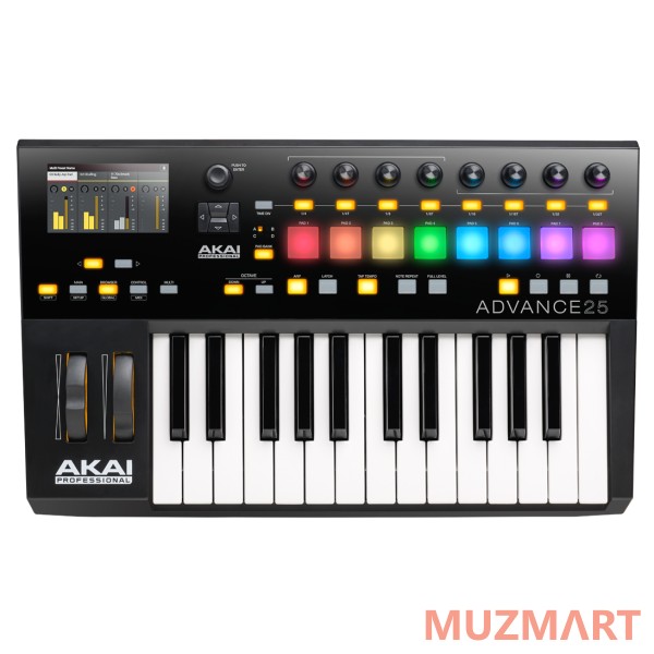 Akai Pro ADVANCE 25 MIDI-клавиатура, 49 клавиш