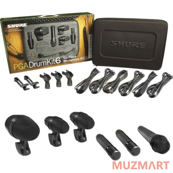Shure PGADRUMKIT6 Набор микрофонов для ударных