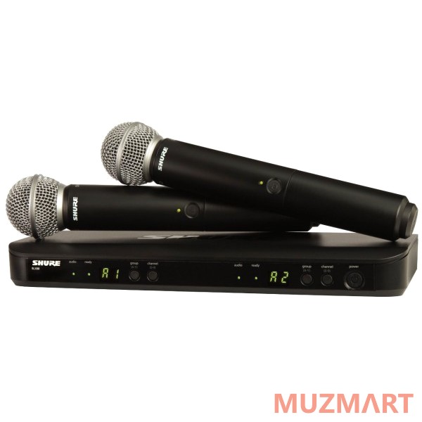 Shure BLX288E/B58 K3E Двухканальная радиосистема с двумя ручными передатчикакми BETA 58