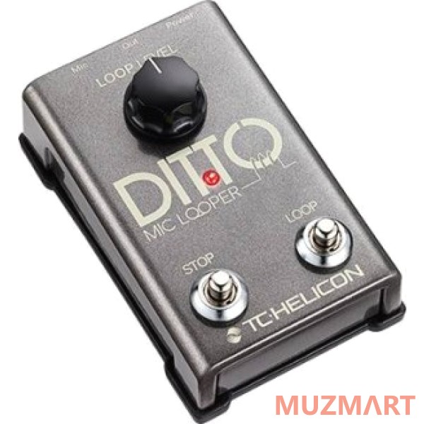 TC Helicon DITTO MIC LOOPER Напольная вокальная педаль эффектов
