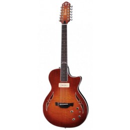 Crafter SAT-12 TMVS 12-ти струнная полуакустическая гитара с кейсом