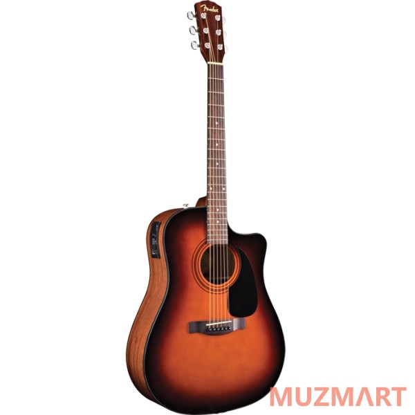 Fender CD-60CE Dreadnought Brown Sunburst Электроакустическая гитара