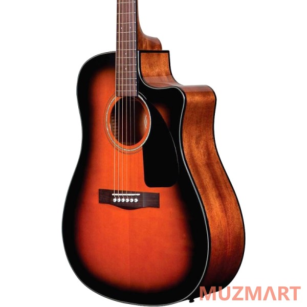 Fender CD-60CE Dreadnought Brown Sunburst Электроакустическая гитара