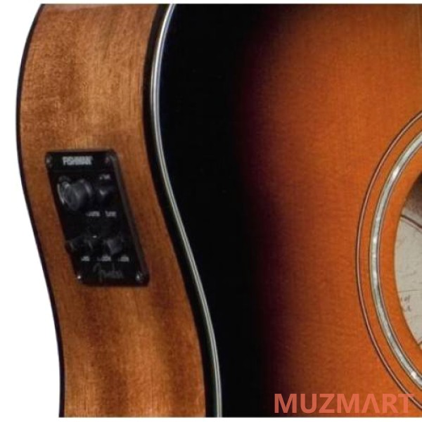 Fender CD-60CE Dreadnought Brown Sunburst Электроакустическая гитара