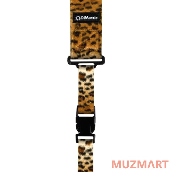 DiMarzio DESIGNER CLIPLOCK STRAP 2 INCH CHEETAH PATTERN DD2230 Гитарный ремень