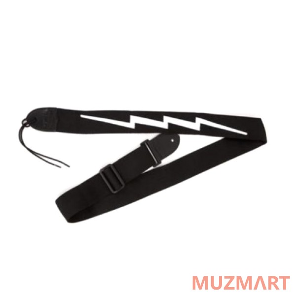 Fender 2.5` NYLON LIGHTNING BOLT STRAP BLACKFENDER 2.5` NYLON LIGHTNING BOLT STRAP BLACK Ремень для гитары