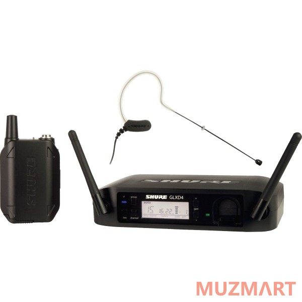 Shure GLXD14E/MX53 Z2 2.4 GHz Цифровая радиосистема с головным микрофоном MX153