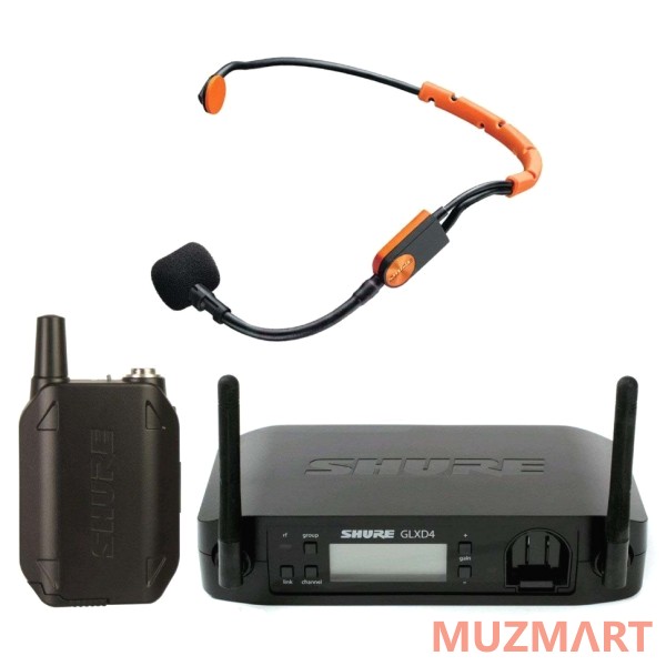Shure GLXD14E/SM31 Цифровая радиосистема с головным микрофоном SM31FH