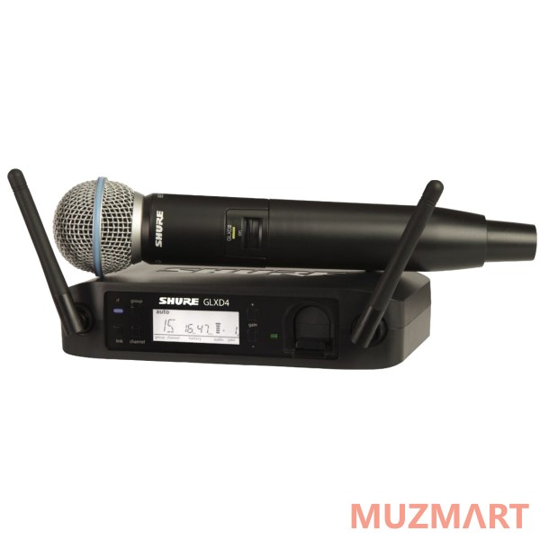 Shure GLXD24E/B58 Z2 2.4 GHz Цифровая вокальная радиосистема