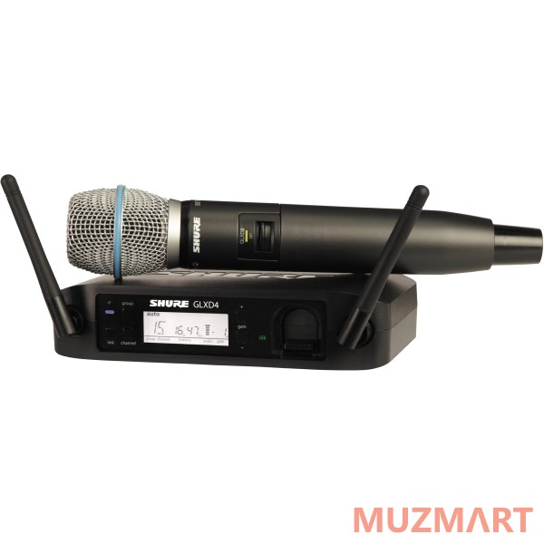 Shure GLXD24E/B87A Z2 2.4 GHz Цифровая вокальная радиосистема