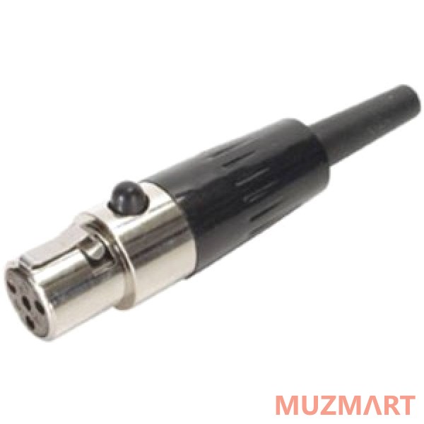 Shure WA330 TA4F Мини XLR разъем для петличных микрофонов
