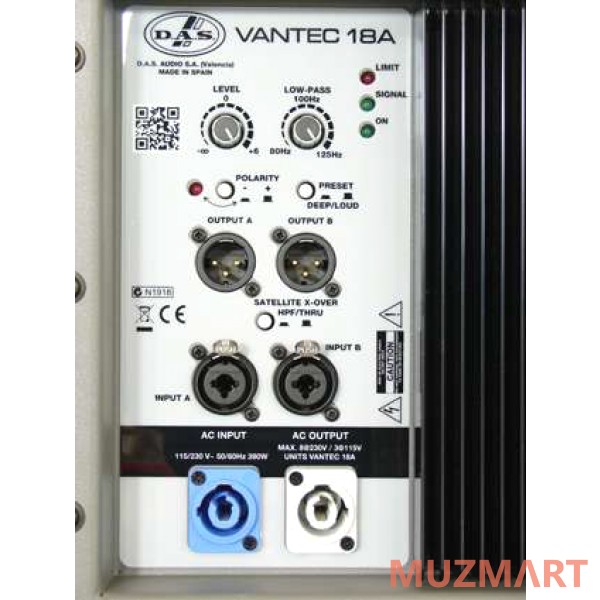 Das Audio VANTEC-18A Сабвуфер активный