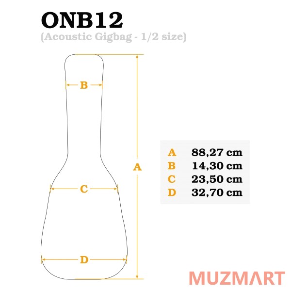Ortega R121-1/2 Гитара классическая 1/2
