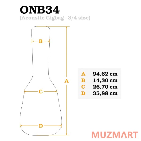 Ortega R121-3/4 Гитара классическая 3/4