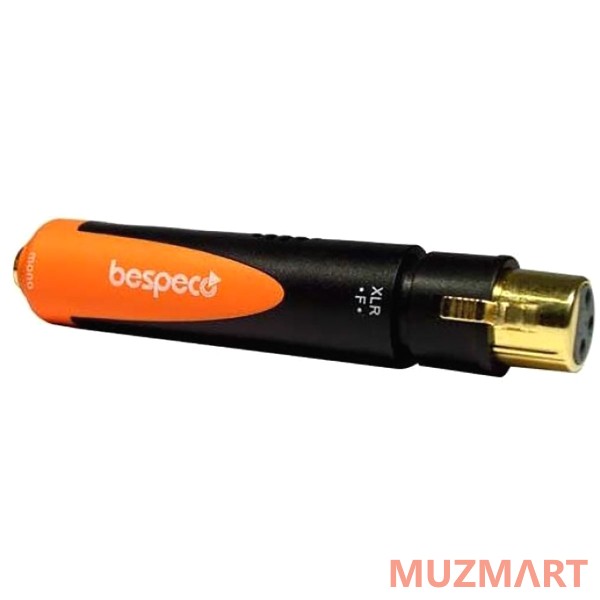 Bespeco SLAD120 Переходник XLR3F / 6.3mm mono jack F