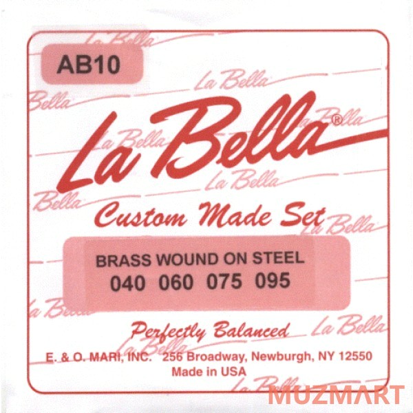 La Bella AB10 Extra Light 40-95 Струны для акустической бас-гитары