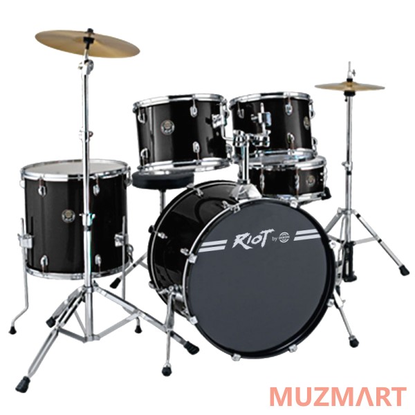 Dixon Riot PODRT520BK-NC Барабанная установка, цвет черный