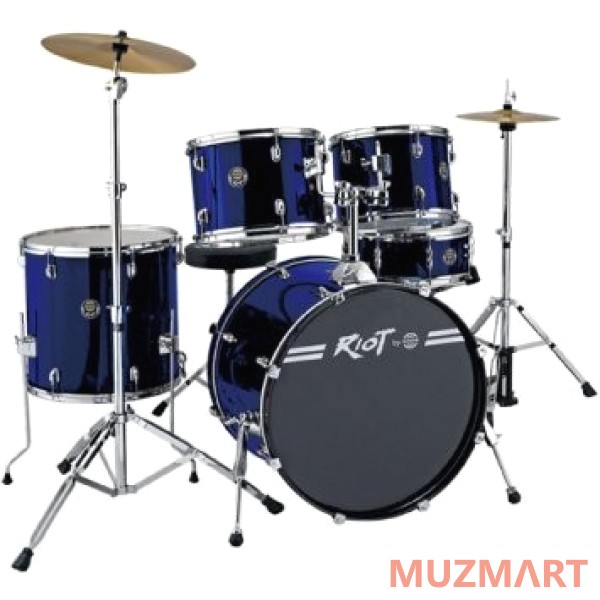 Dixon Riot PODRT522DB-NC Барабанная установка, цвет тёмно-синий