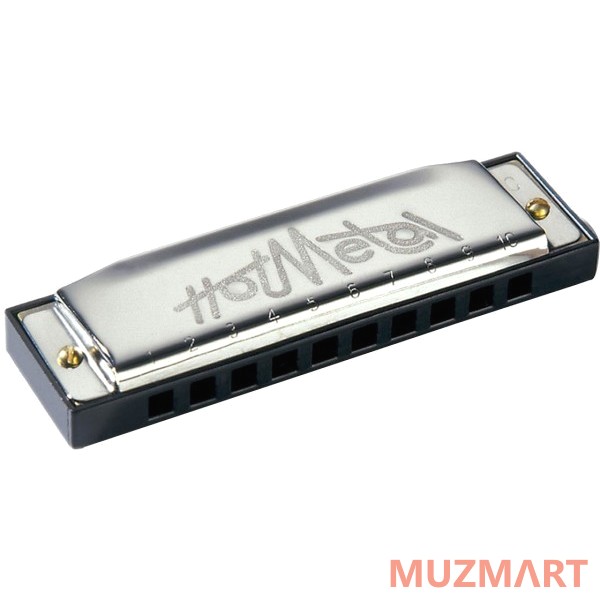 Hohner Hot Metal Bb (M57211X) с уроками Губная гармоника с уроками