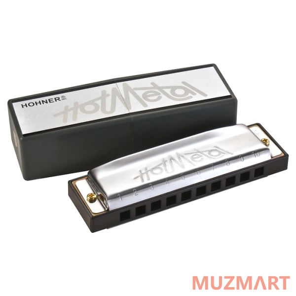 Hohner Hot Metal G (M57208X) с уроками Губная гармоника с уроками