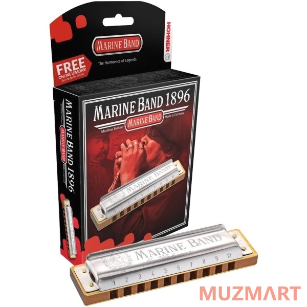 Hohner Marine Band 1896/20 Db (M1896026X) Губная гармоника с уроками