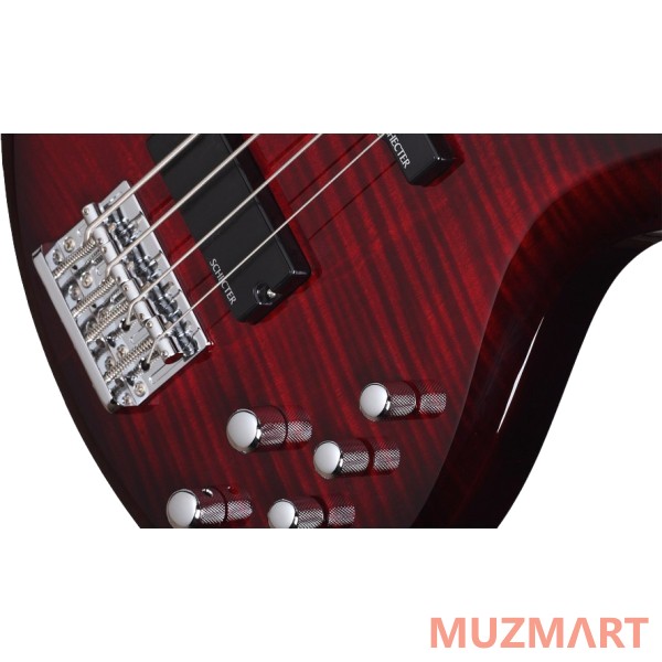 Schecter C-4 DELUXE CRB Бас-гитара