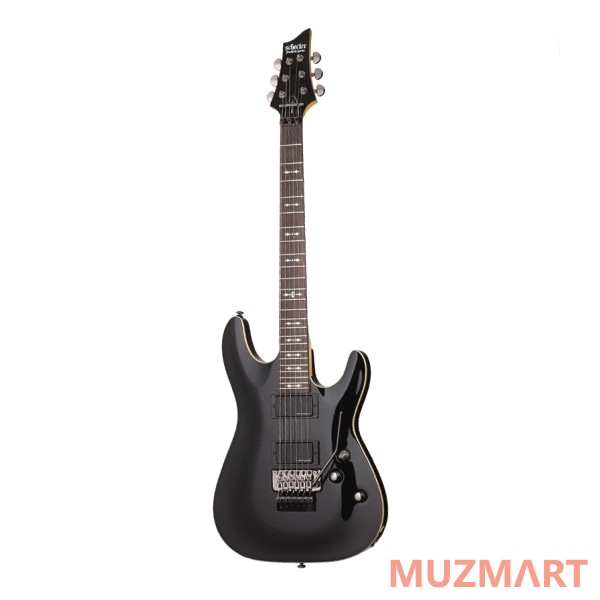 Schecter OMEN-6 FR ACTIVE BLK Электрогитара