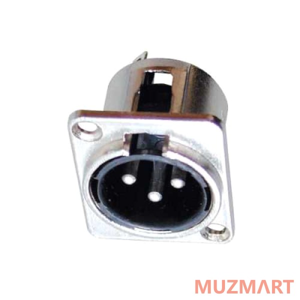 Bespeco XLR3MP Разъем XLR "папа", панельный