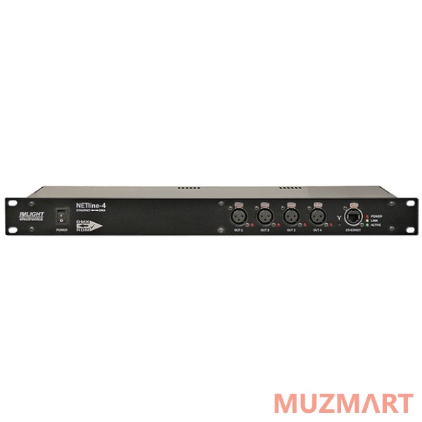 Imlight NETline-4 (OLED) Блок преобразования сигнала ARTNET в DMX-512