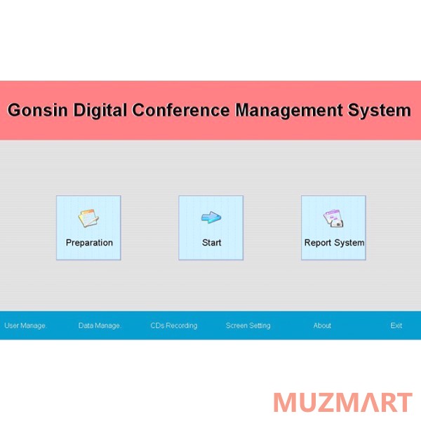 Gonsin V4.0 Программное обеспечение для конференц-систем