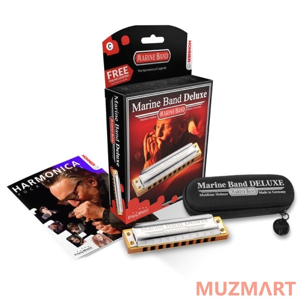 Hohner Marine Band Deluxe 2005/20 Eb (M200504X) Губная гармоника с уроками