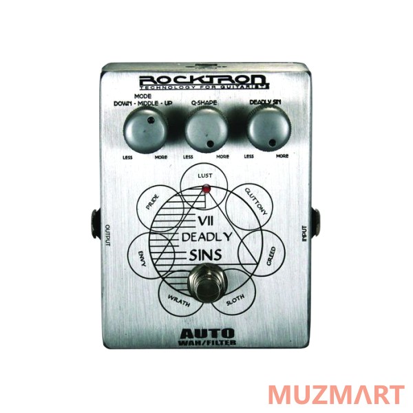 Rocktron VII Deadly Sins AutoWah Педаль авто-вау, синхро-вау