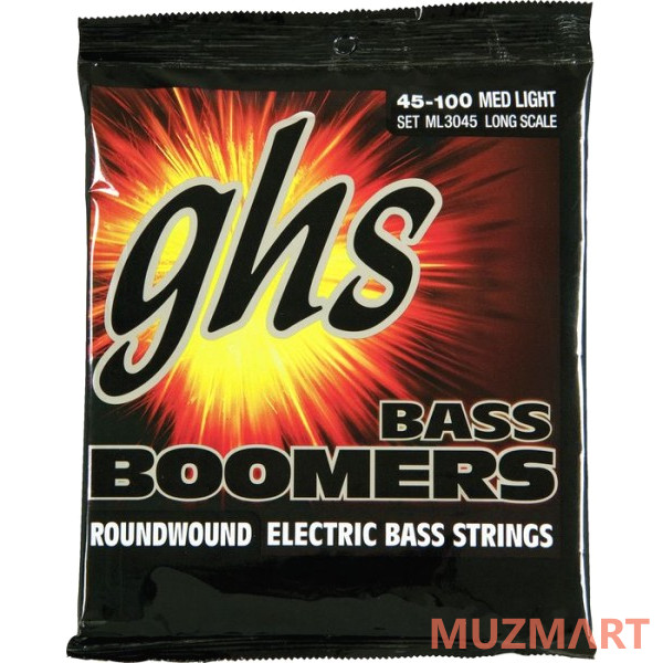 GHS ML3045B Струны для бас-гитары