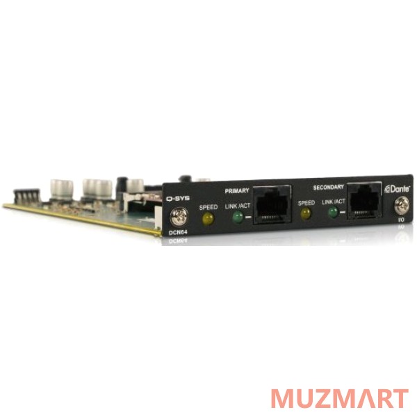QSC CDN64 KIT Карта Dante 64x64