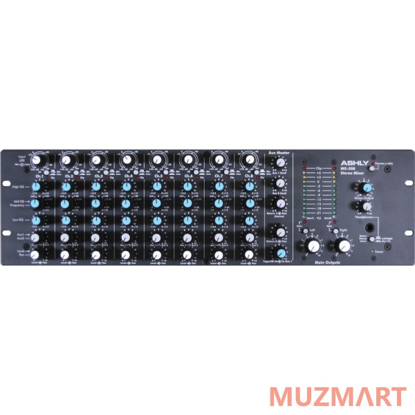 Ashly MX-508 Восьмиканальный рэковый стерео микшер