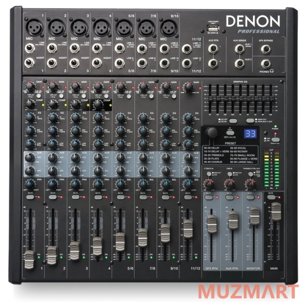 Denon DN-412X Портативный 12-канальный микшер