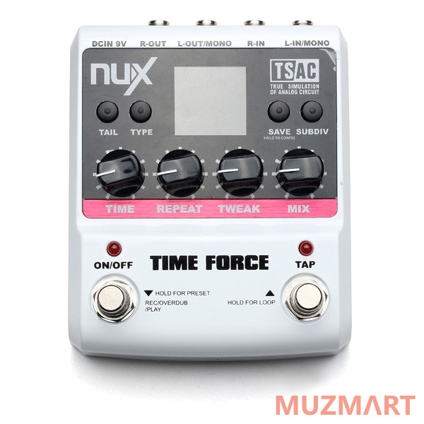 NUX Time Force Цифровая педаль мультиэффектов