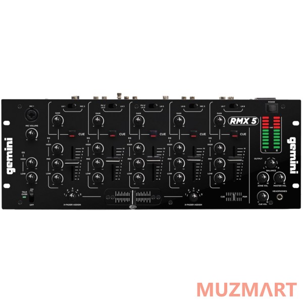 Gemini RMX5 DJ микшер рэковый