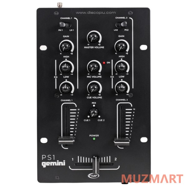 Gemini PS1 DJ микшер
