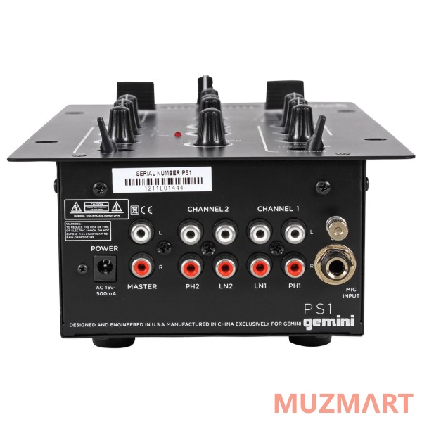 Gemini PS1 DJ микшер