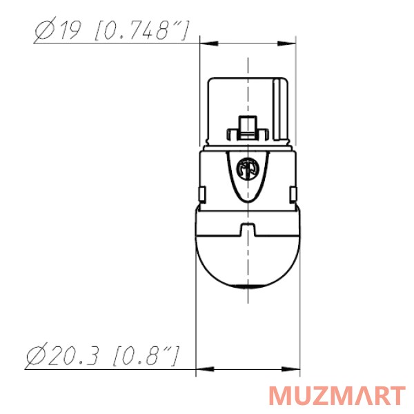 Neutrik NC4FRX Кабельный разъем угловой XLR female