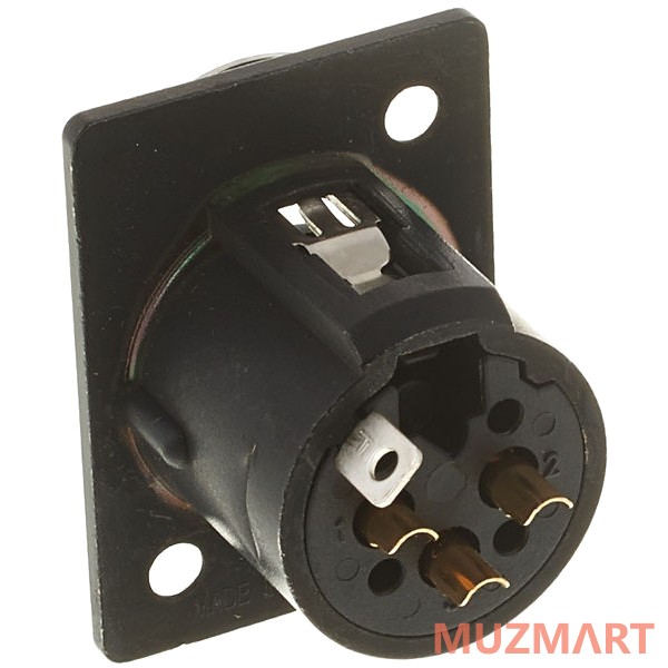 Neutrik NC3FP-B-1 Панельный разъем XLR female